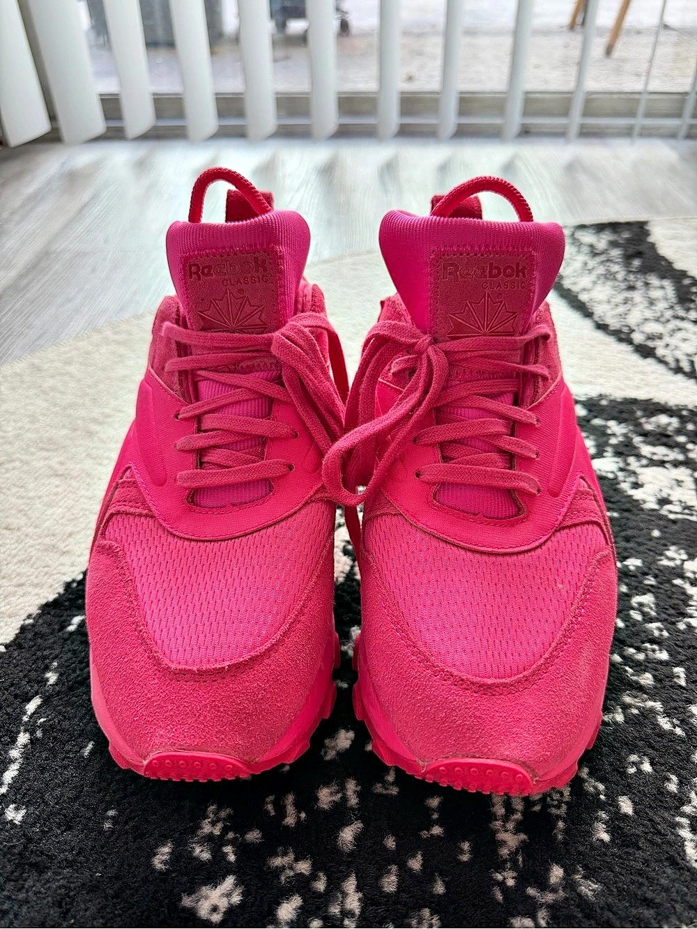 Reebok Cardi B Women’s Pink Sneakers US 9 Like New
